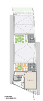 Plan Grundriss 1. Obergeschoss