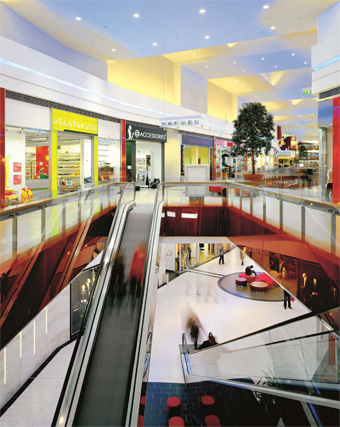 Foto der Einkaufszeile - Mall